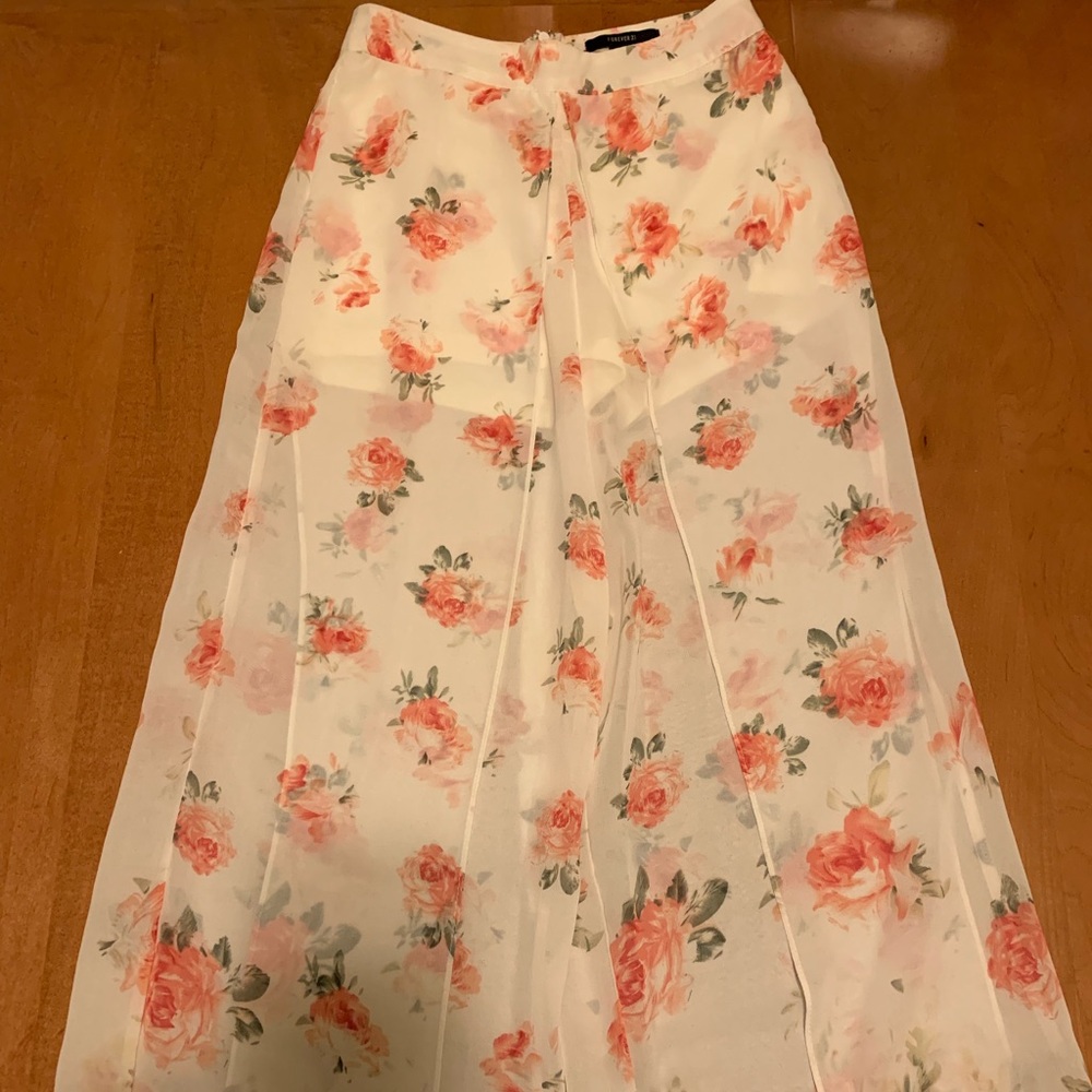 Sheer high waist pant/short